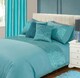 image 1 of Intimates Freya Duvet Cover & Pillowcase Set | Blue | Duck Egg | King