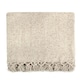 image 1 of Darcy Tassel Dove Grey Blanket/Throw Grey | 150x200cm