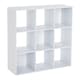 image 1 of HOMCOM 9 Cube Storage Unit Cabinet Bookcase Display Shelves, White