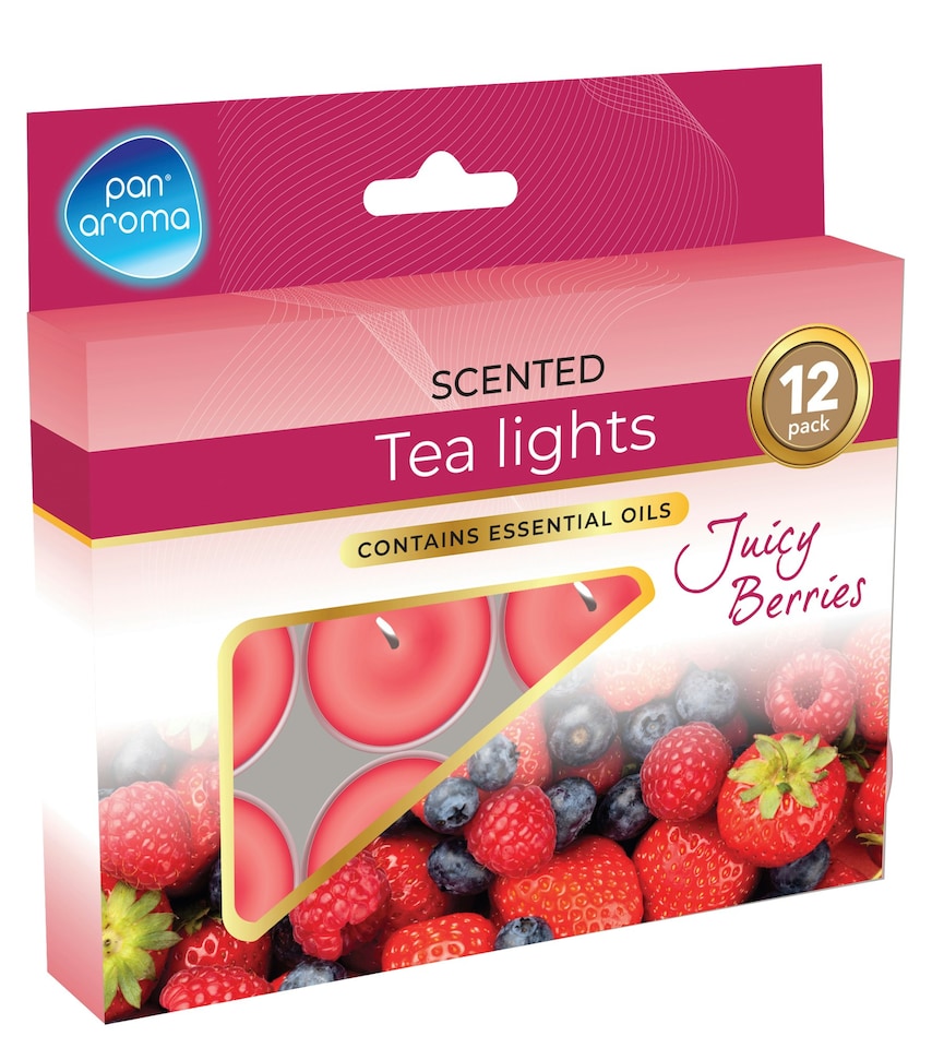 image 1 of Pack of 72 Assorted Scented Tea-Lights Candles