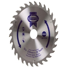 Faithfull Tct Circular Saw Blade 235 X 35Mm X 30T Pos