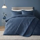 image 2 of Serene Cavali Bedspread Dark Blue