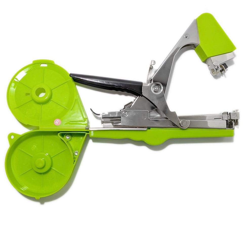 image 1 of Elixir Gardens Plant Tying Machine, Tape Colour CLEAR. Full Kit with 20 Tapes & 10,000 Staples