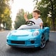image 2 of AIYAPLAY RUF GT Licensed Electric Car for Kids, 12V Kids Ride on Car with Suspension System, Remote Control, Music, Horn, USB, Slow Start and Safety Belt for 3-5 Years Old Boys and Girls | Blue
