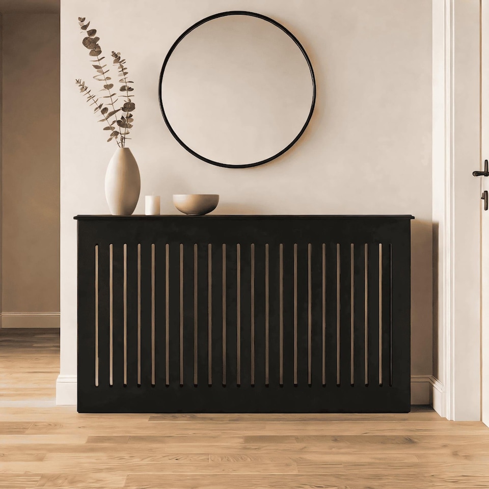 image 1 of Loxley Large Radiator Cover MDF Wooden Home Decorative Modern Desig