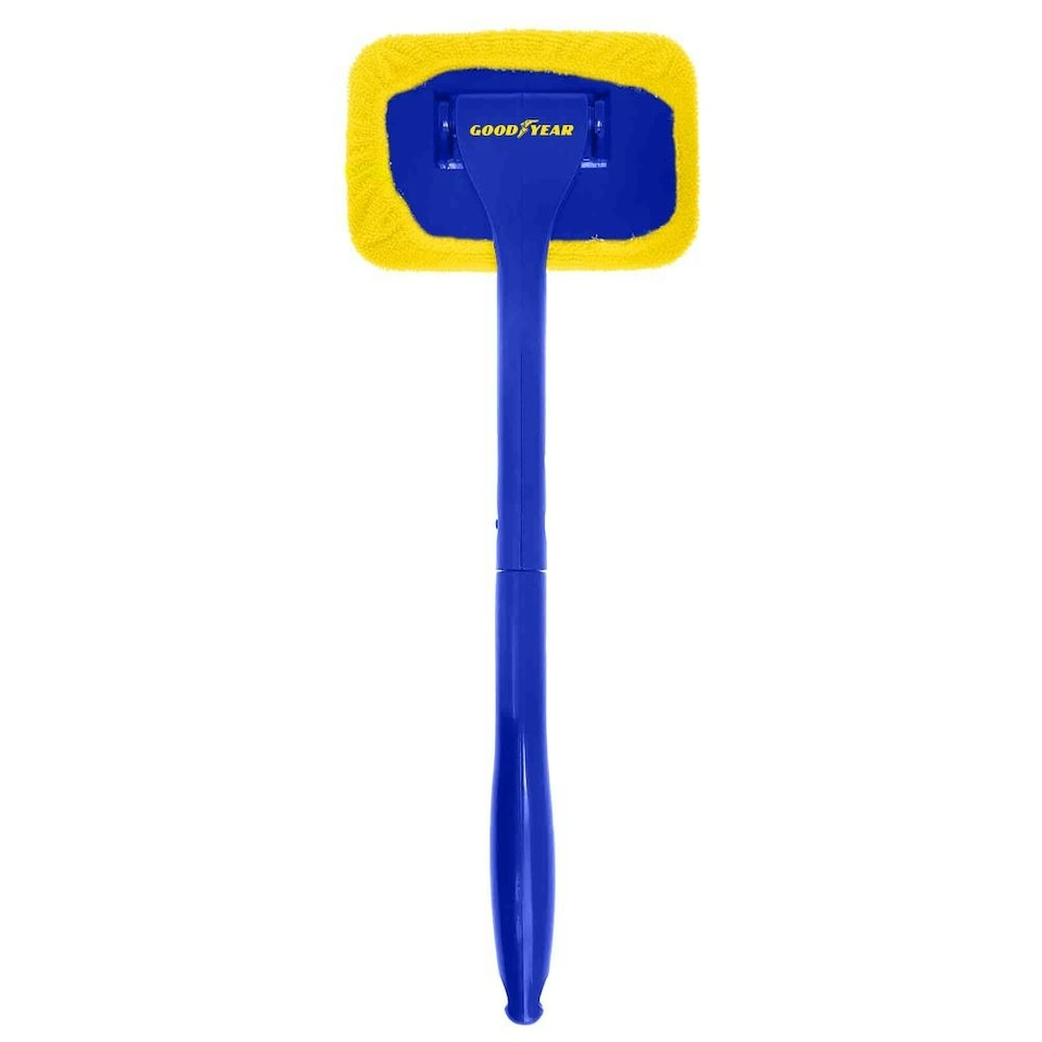 image 1 of 2Pcs Goodyear Windscreen Wonder Microfibre Cleaning Defogging Pad Long Handle Blue