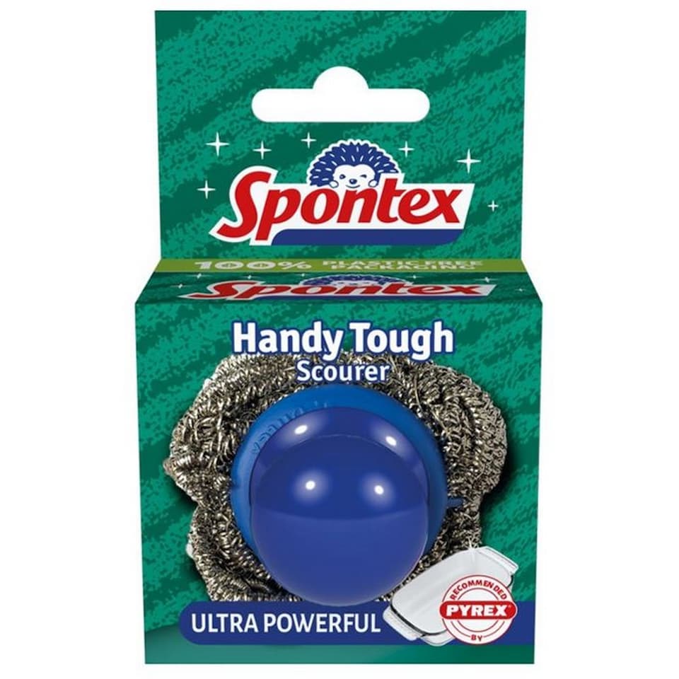 image 1 of Spontex Handy Tough Scourer | Multi | One Colour | One Size | 1