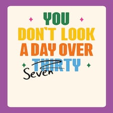 Let The Birthday Celebrations Begin & Tonic! - Funny Crossed Out Birthday Card