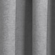image 3 of Enhanced Living Matrix Grey Silver 66 x 54 inch (168x137cm) Tape Top Thermal Noise reducing Dim Out Curtains (PAIR) | Grey | Grey | 2