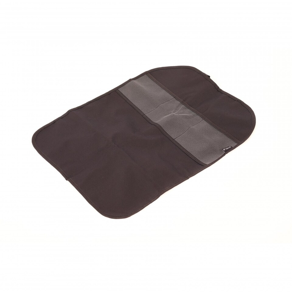 image 1 of Pack of 2 Car Seat Protector Cover Kick Mat Storage Organisers | Black