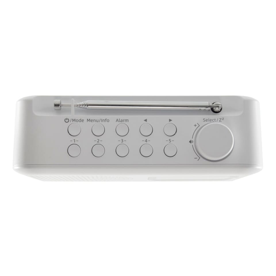 image 1 of Groov-e GVDR06WE Berlin Portable Colour Screen DAB/FM Radio with Bluetooth - White
