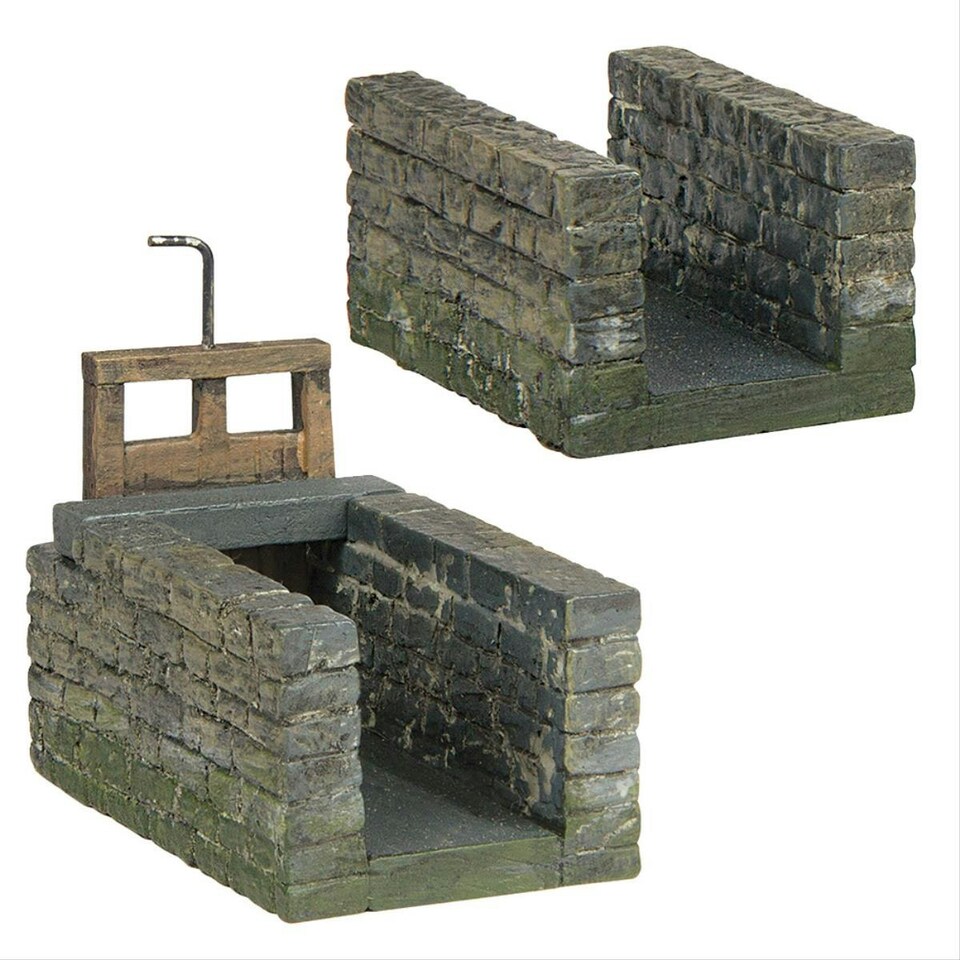 image 1 of Bachmann Scenecraft Watermill Race and Gate (Pre-Built)