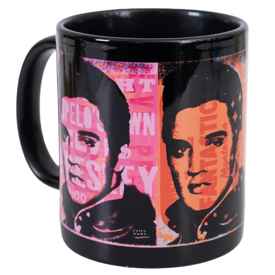 image 1 of Elvis Presley Mug - Black/Multicoloured - One Size