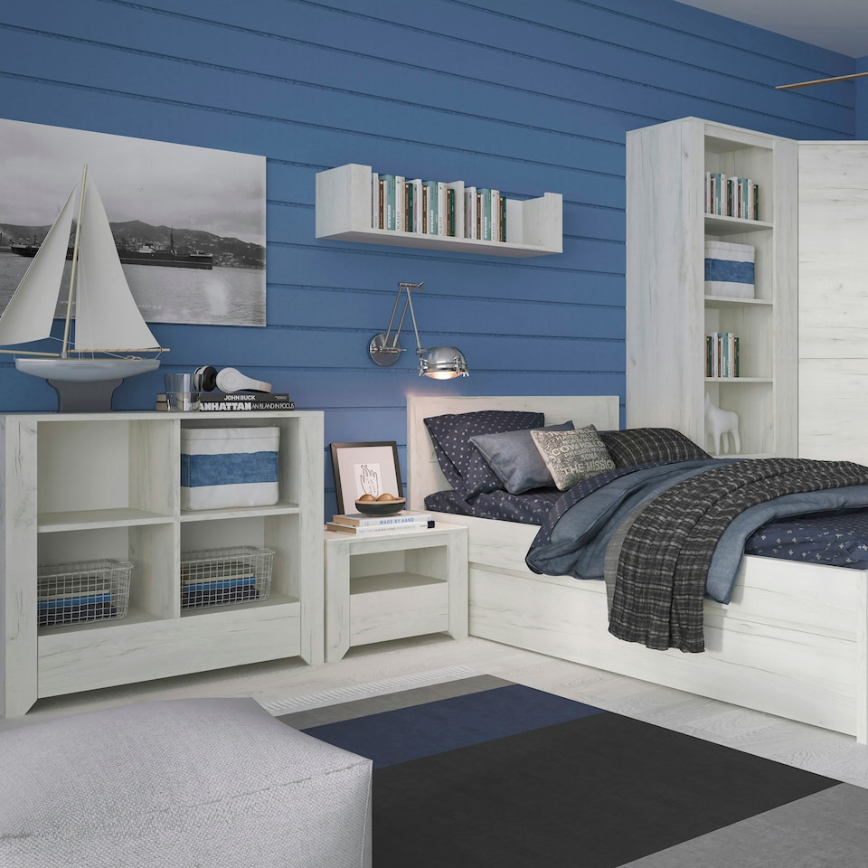 image 1 of Angel Package - 1 Drawer Bedside Cabinet + 2+3 Chest of Drawers + 2 Door 2 Drawer Fitted Wardrobe
