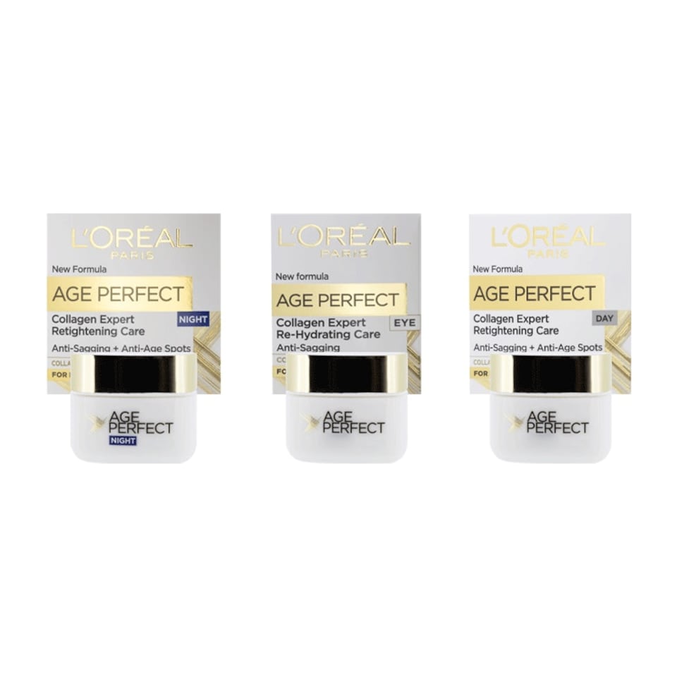 image 1 of L'Oreal Age Perfect Day Night Eye Cream Skincare Set