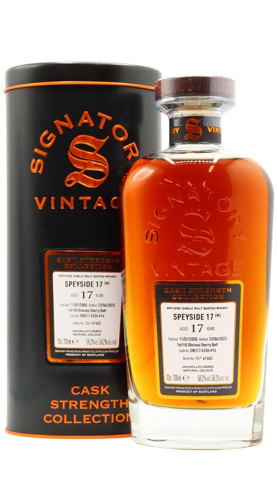 Macallan - Signatory Single Sherry Cask No. 16 2005 17 year old Whisky