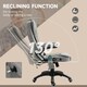 image 6 of Vinsetto Office Chair w/ Heating Massage Points and Lumbar Support Grey