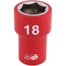 18Mm Vde 3/8" Insul. Socket - 31724