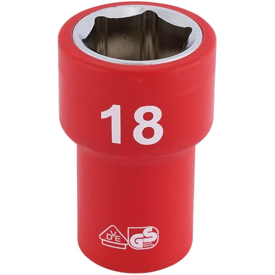 18Mm Vde 3/8" Insul. Socket - 31724