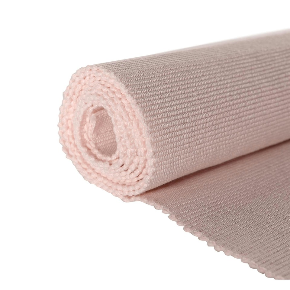 image 1 of Nicola Spring Cotton Fabric Table Runner - 48cm x 183cm - Baby Pink Pink