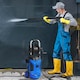 image 2 of Outsunny 1800W Power Washer 150 Bar Pressure 6M Hose and Hose Reel, Blue