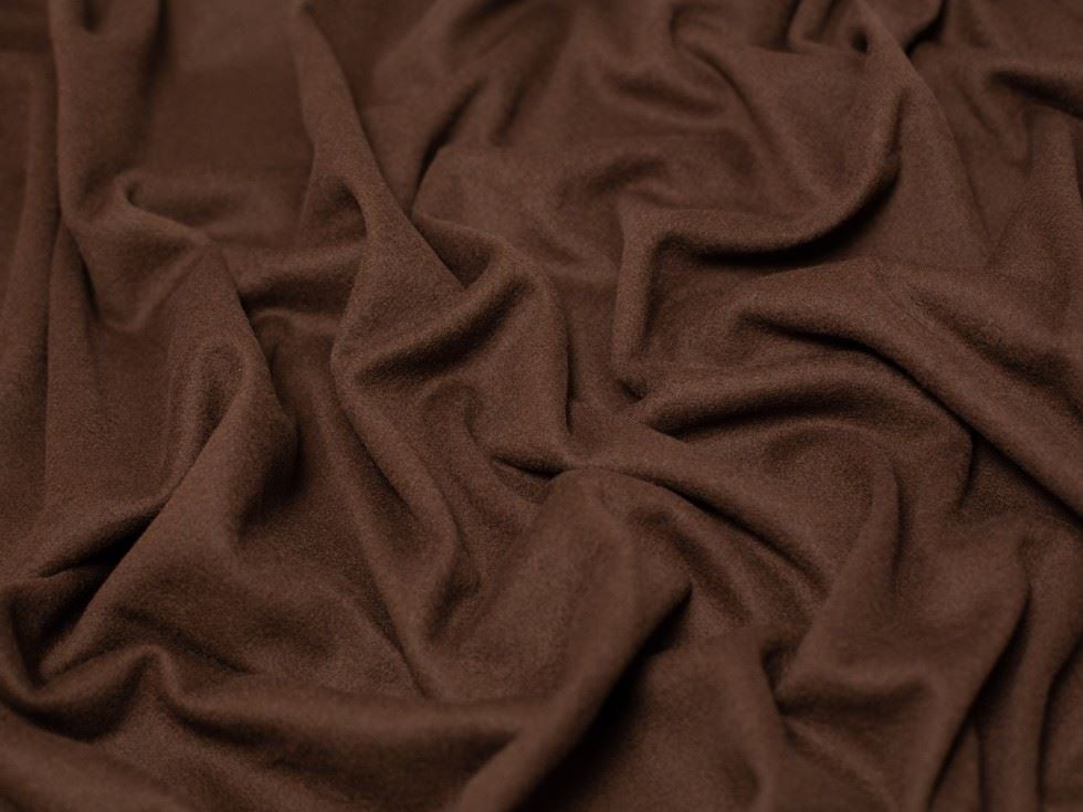 Minerva Core Range Brown Luxury Cashmere Wool Coating Fabric for Dressmaking, 150cm / 59" Wide - per metre