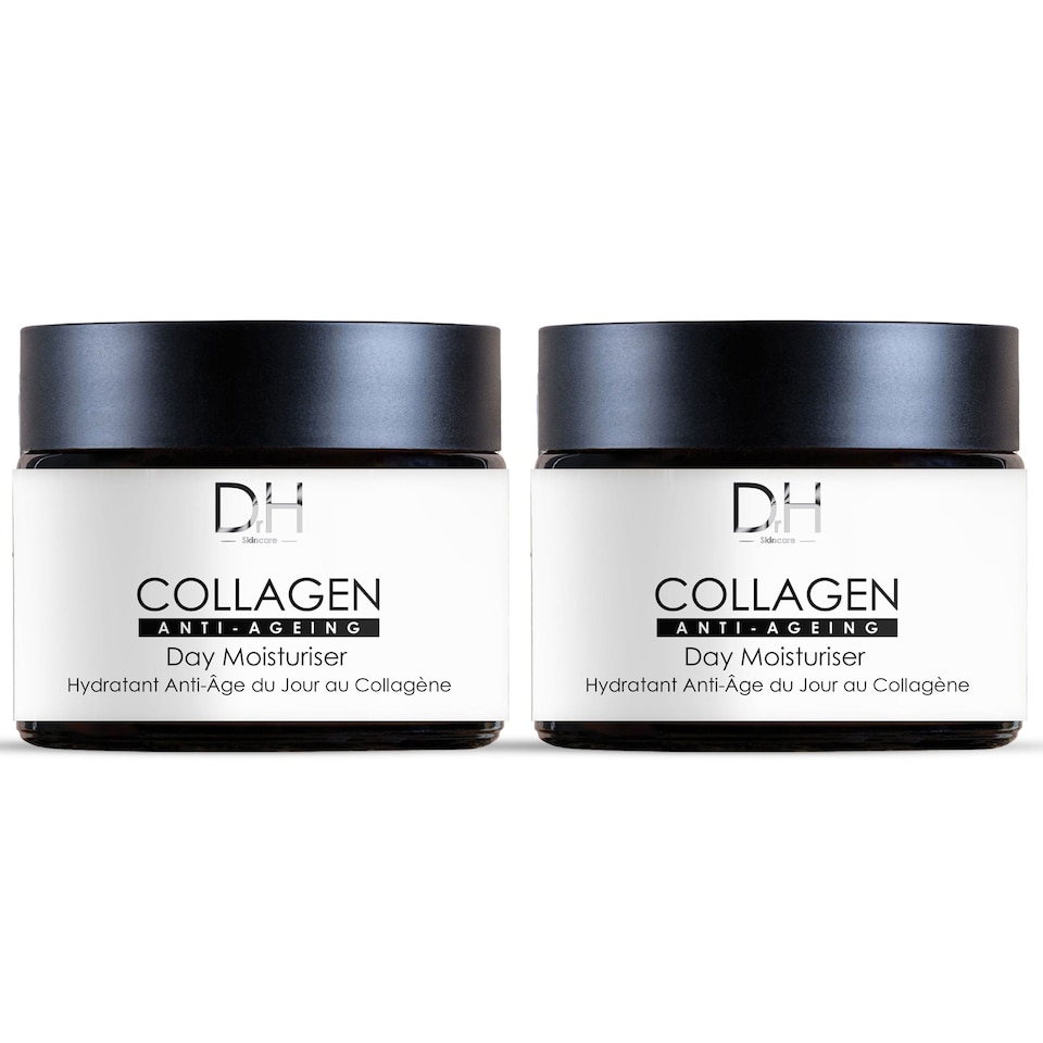 image 1 of Dr H Collagen Anti-Ageing Day Moisturiser 60ml x 2 Duo Set
