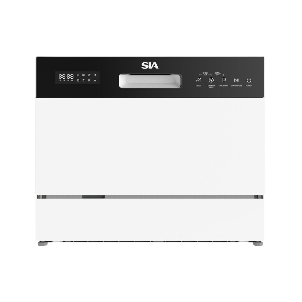 image 1 of Table Top Dishwasher, 6 Place Settings, 8 Programs, White - TTD6WH