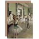 image 1 of Ballerinas Edgar Degas Painting The Ballet Class Art Card