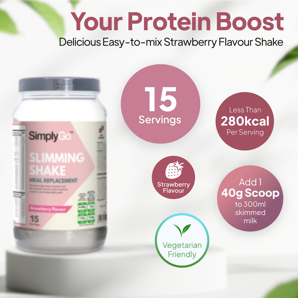 image 1 of Slimming Shake - Strawberry Flavour