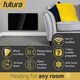 image 4 of Futura 1500W Smart Wifi Heater Electric Panel Wall Mounted Black Glass Radiator