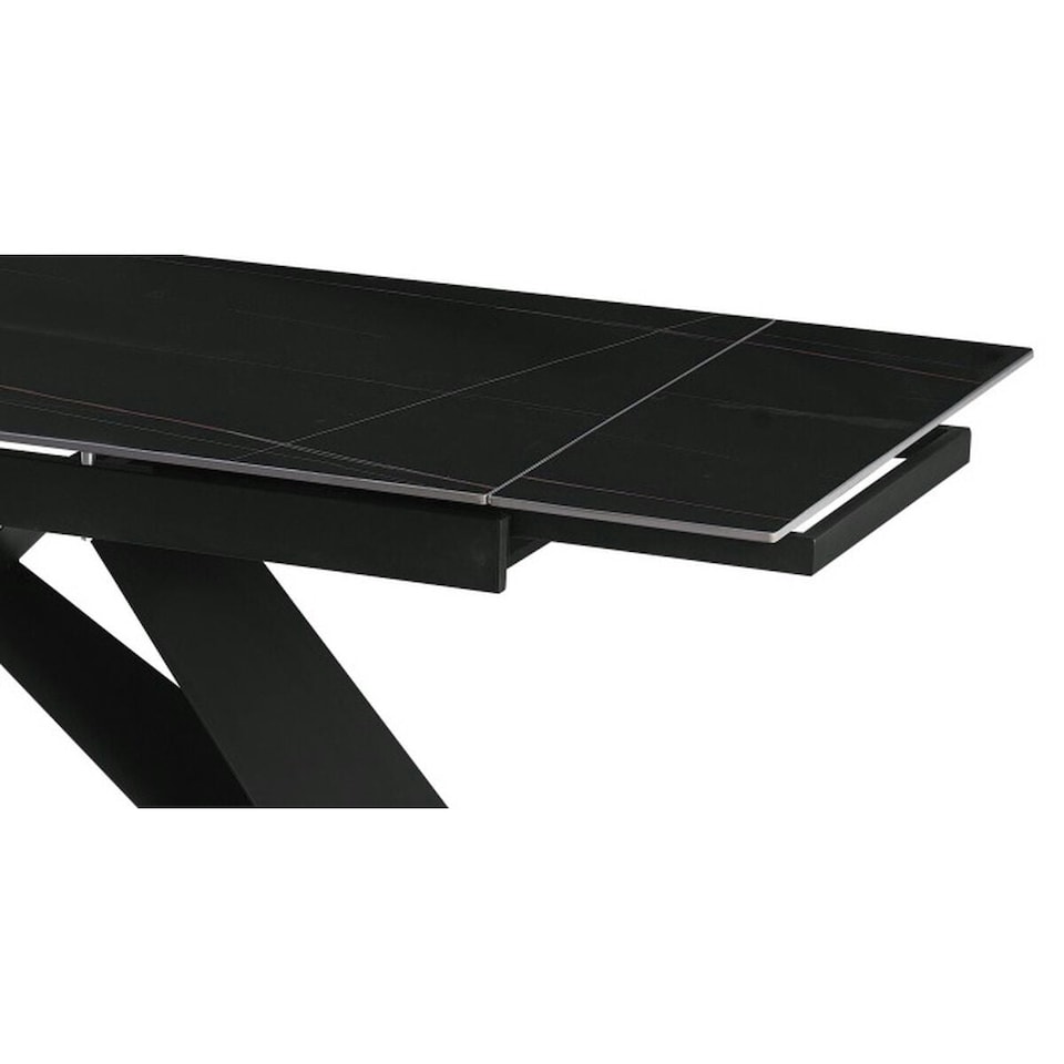 image 1 of Dining Table Home ESPRIT Black Metal Ceramic 160 x 90 x 75 cm N/A