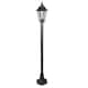 image 4 of ValueLights Mayfair Bollard Black Outdoor Bollard Light Black