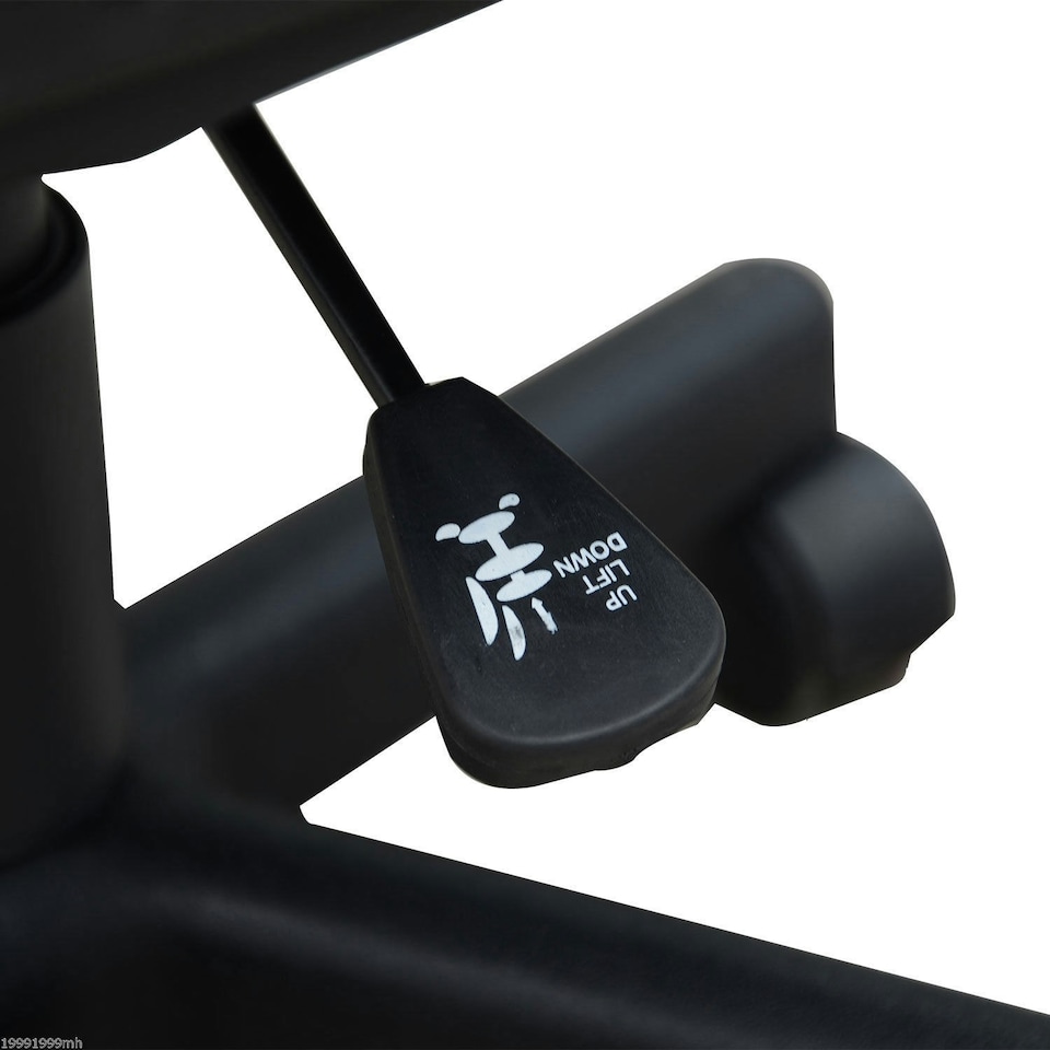 image 1 of HOMCOM PU Leather Office Chair Swivel Mid-Back Computer Desk Chair, Black