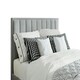 image 4 of Rhodes Grey Velvet Ottoman Bed King Size N/A