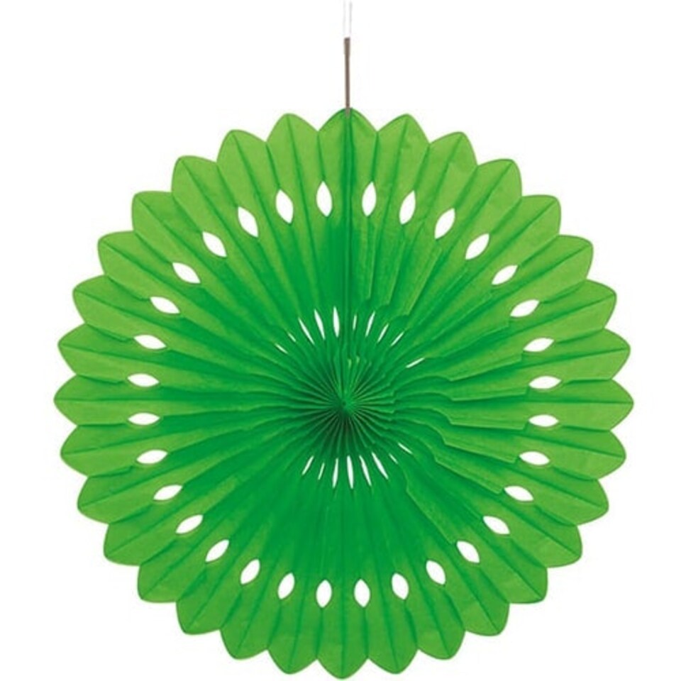 Green Hanging Decorative Honeycomb Fan 40cm