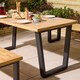 image 5 of Rowlinson Stockholm 4 Seat Dining Set Multi