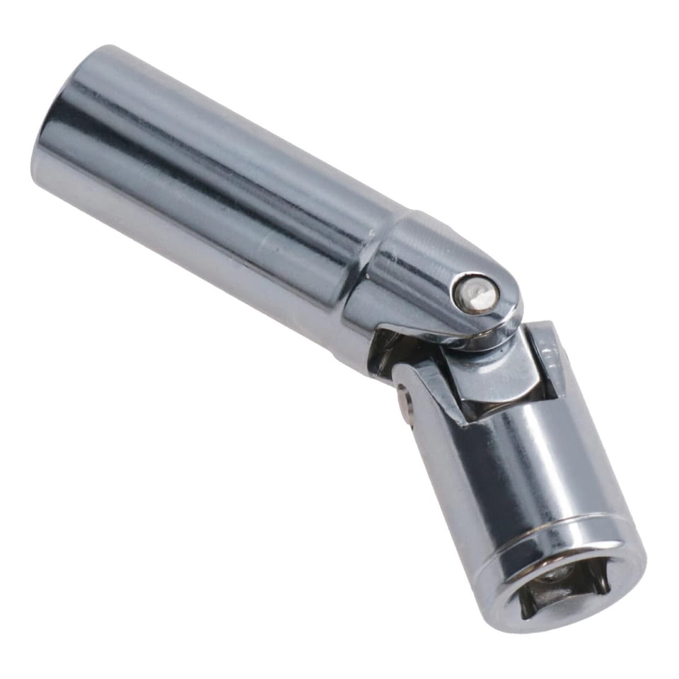 image 1 of 14mm Glow Plug Removal Socket 3/8" Drive Universal Joint Flexi Deep Diesel Engine