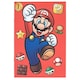 image 1 of Super Mario Essential Graph Checked Notebook - Red/Blue/Gold - One Size