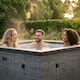 image 3 of Wave Garda 4 Person Eco Foam Hot Tub, Flint Grey