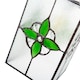 image 4 of Traditional Clear Glass Tiffany Style Pendant Light Shade with Green Panels | Green | Green | 1