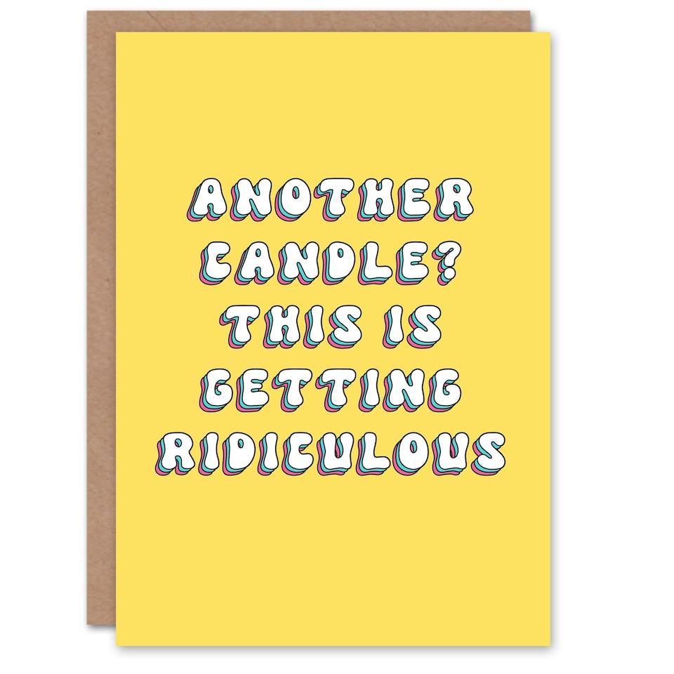image 1 of Another Candle Getting Ridiculous Fun Her Funny Birthday Card