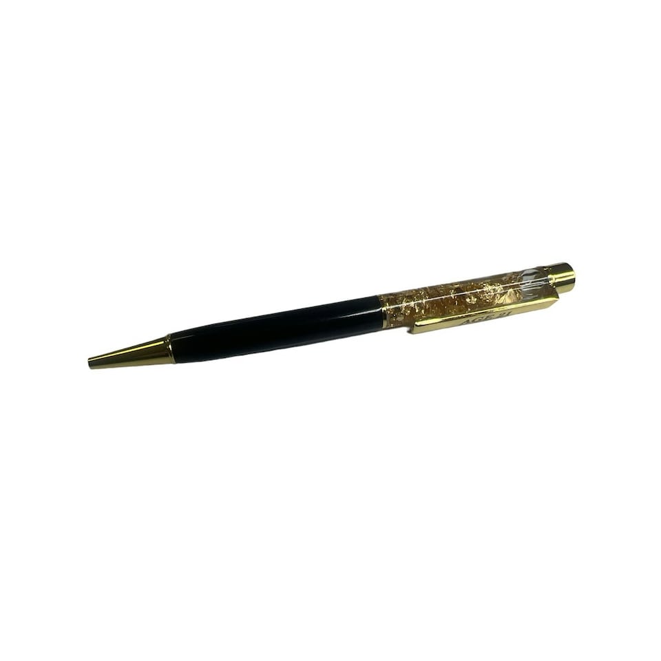image 1 of Age 21 Captioned Gold Leaf Ballpoint Gift Pen