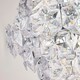 image 3 of 5Lt Chrome Pendant With Acrylic Tiles