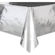 image 1 of Silver Foil Tablecover 274cm x 137cm