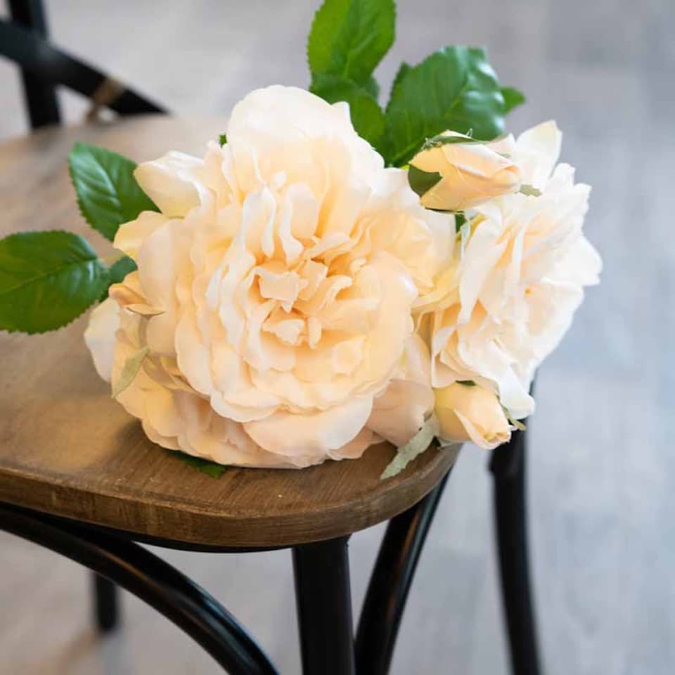25 Rose Artificiali In Schiuma Di Lattice Con Stelo, Per Centrotavola E Bouquet Fai Da Te, Altezza 25 Cm