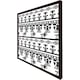 image 1 of Egyptian eye of horus heiroglyphs (Picture Frame) Brown | L