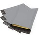 image 3 of 100 x 9x12" (228x304mm) Plain Grey Polythene Waterproof Self Sealing Postal Mailing Bags Grey | One Size