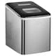 image 1 of HOMCOM Ice Maker Machine Portable Counter Top Ice Cube Maker for Home Black