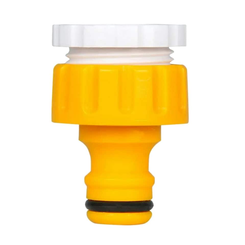 image 1 of Hozelock Threaded Tap And Hose End Connector - Yellow - One Size